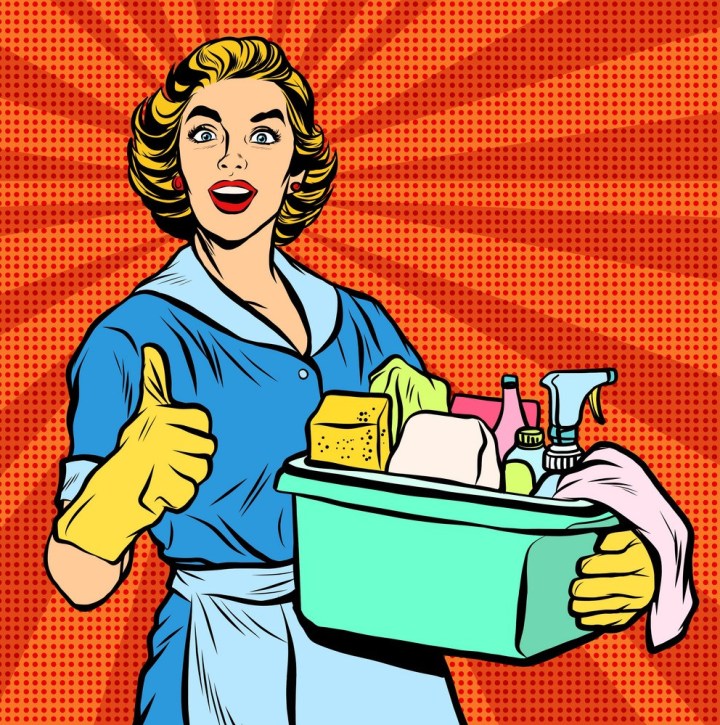 quality-home-cleaning-pop-art-retro-housewife-vector-9729509